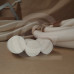 Silicone sponge rubber round cord white | Ø 8 mm